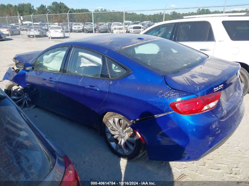 2015 Chrysler 200 S VIN: 1C3CCCBBXFN535809 Lot: 40614784