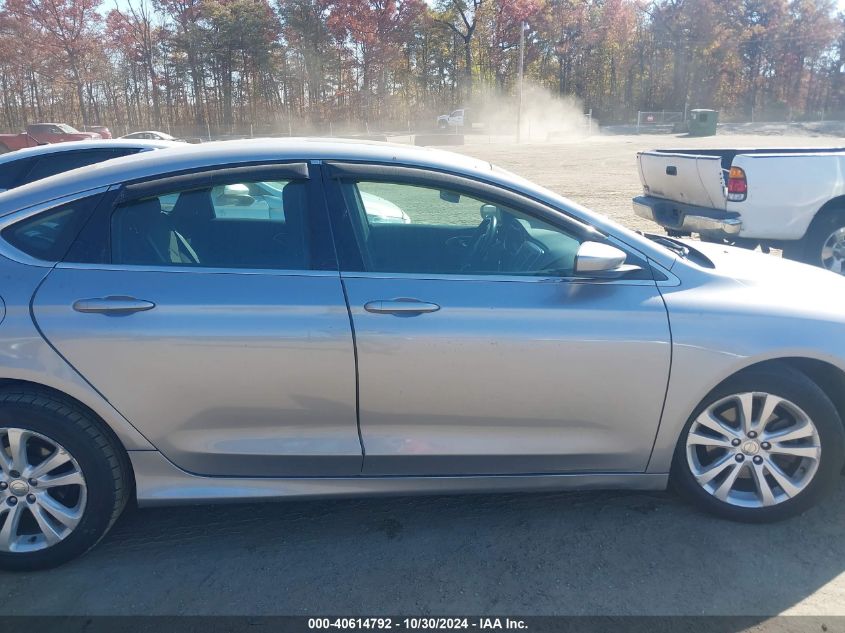 2015 CHRYSLER 200 LIMITED - 1C3CCCAB0FN702826