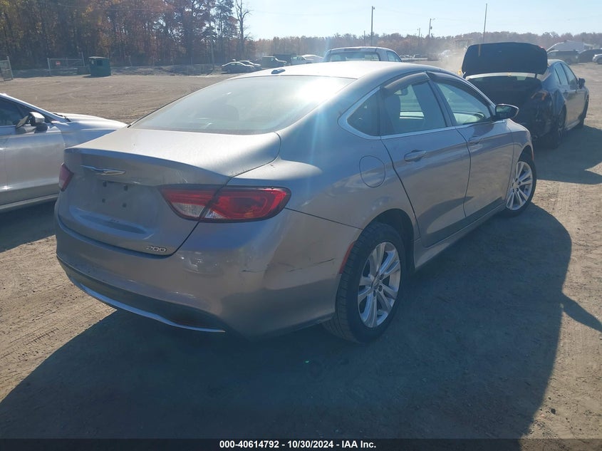 2015 CHRYSLER 200 LIMITED - 1C3CCCAB0FN702826
