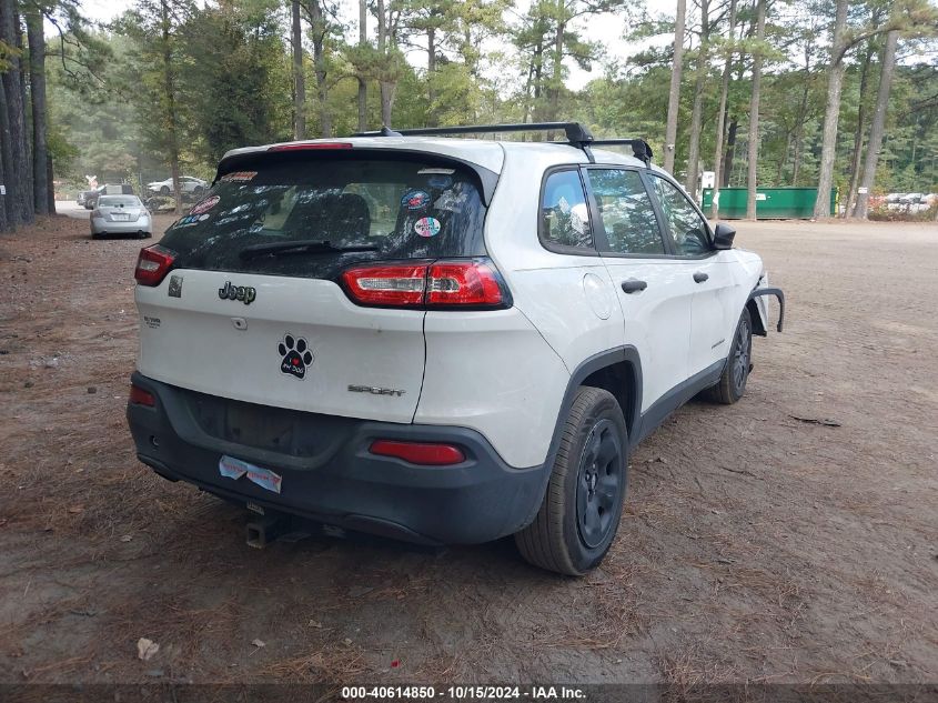 2015 Jeep Cherokee Sport VIN: 1C4PJLAB5FW721482 Lot: 40614850