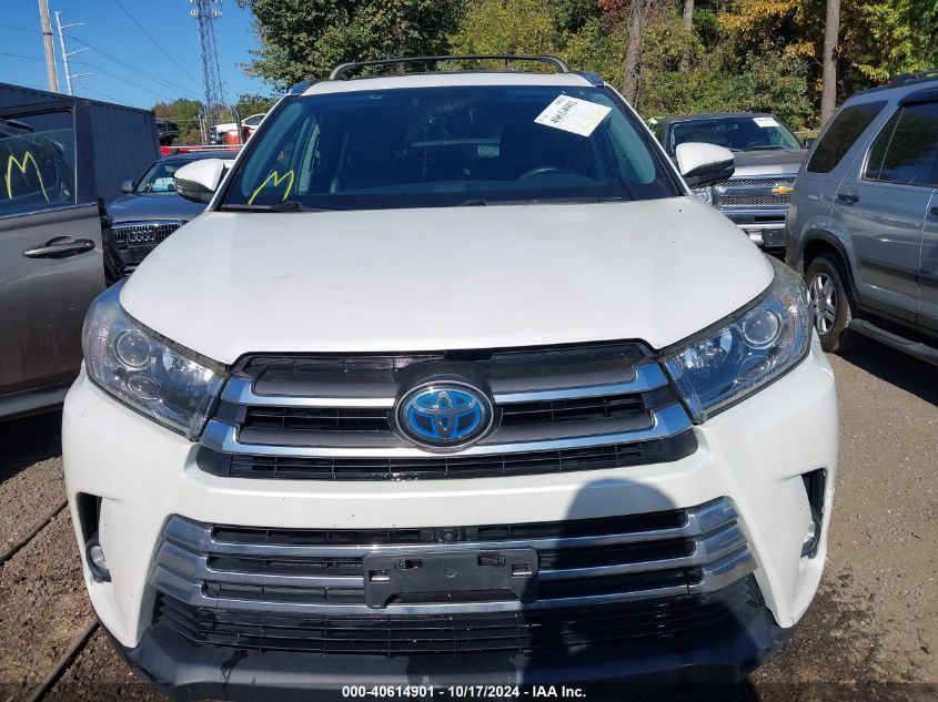 2019 Toyota Highlander Hybrid Limited Platinum VIN: 5TDDGRFH3KS052320 Lot: 40614901