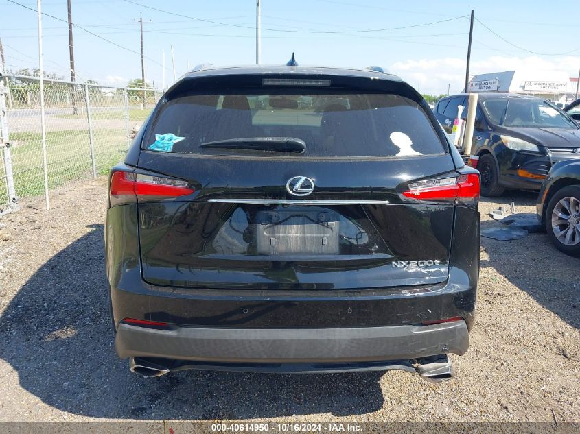 2016 Lexus Nx 200T VIN: JTJYARBZ9G2044297 Lot: 40614950