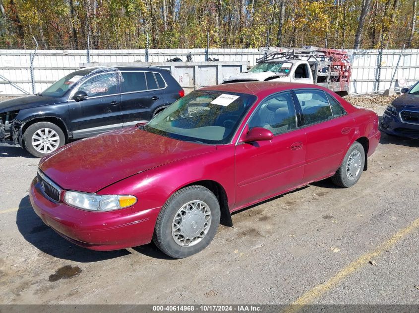 2004 Buick Century Custom VIN: 2G4WS52J141227601 Lot: 40614968