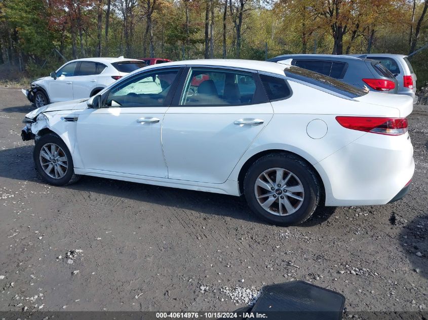 2016 Kia Optima Lx VIN: KNAGT4L39G5098281 Lot: 40614976