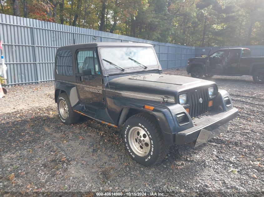 1991 Jeep Wrangler / Yj Renegade VIN: 2J4FY69S6MJ135918 Lot: 40614980