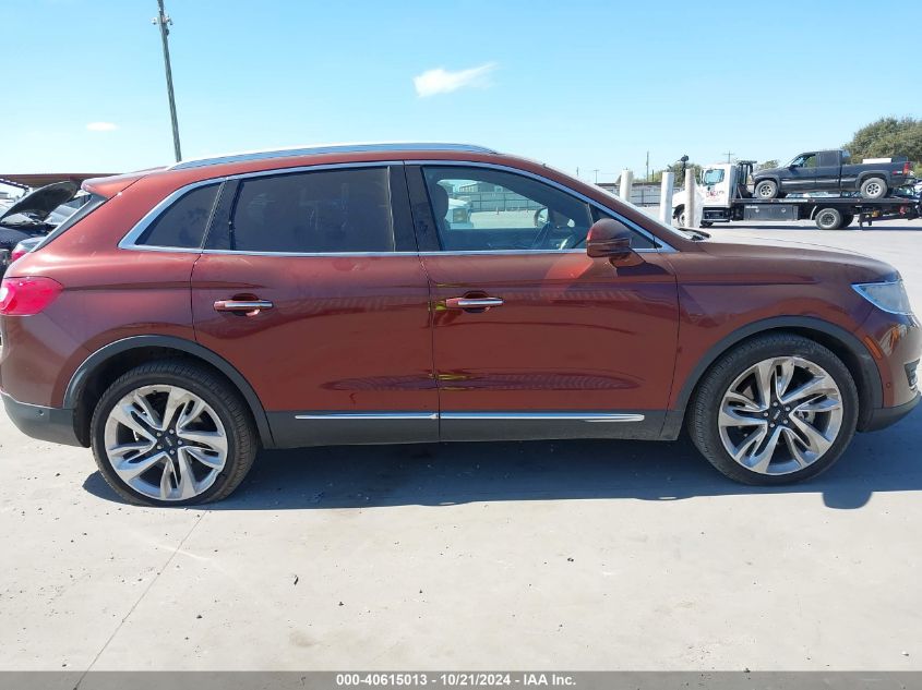 2016 Lincoln Mkx Reserve VIN: 2LMTJ8LP3GBL62365 Lot: 40615013