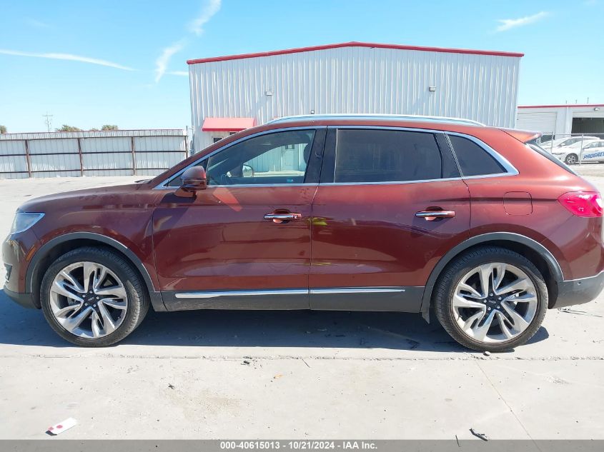 2016 Lincoln Mkx Reserve VIN: 2LMTJ8LP3GBL62365 Lot: 40615013