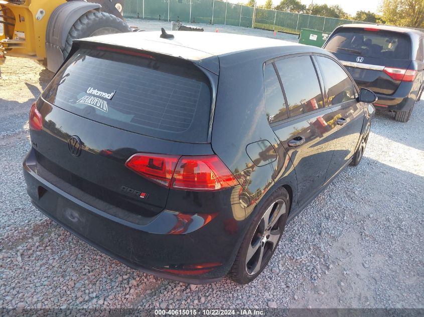 2015 VOLKSWAGEN GOLF GTI 2.0T S 4-DOOR - 3VW4T7AU7FM006173
