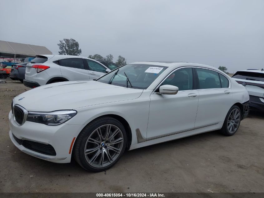 2019 BMW 740I VIN: WBA7E2C51KB218049 Lot: 40615054