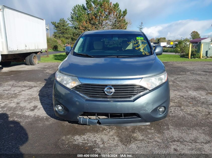 2011 Nissan Quest Sv VIN: JN8AE2KP0B9001583 Lot: 40615096