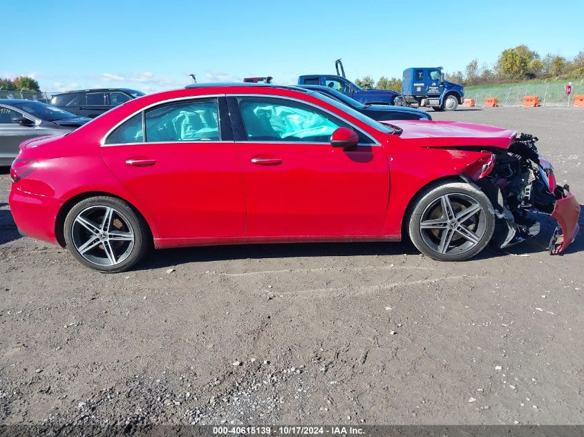 2019 MERCEDES-BENZ A VIN: WDD3G4FB4KW016233