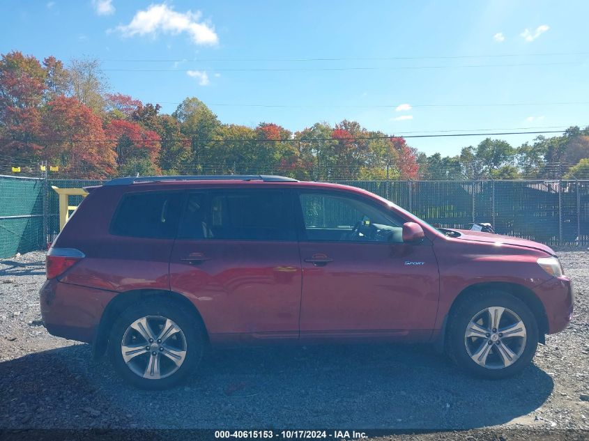 2009 Toyota Highlander Sport VIN: JTEES43A992149631 Lot: 40615153