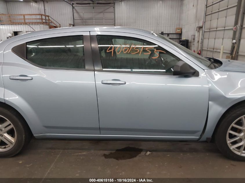 2013 Dodge Avenger Se VIN: 1C3CDZAB6DN547891 Lot: 40615155