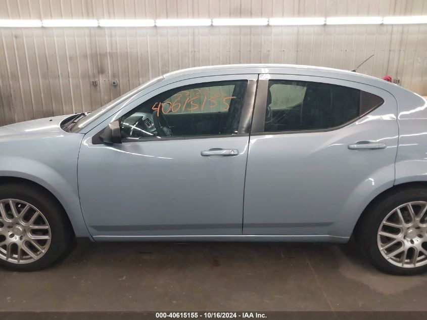 2013 Dodge Avenger Se VIN: 1C3CDZAB6DN547891 Lot: 40615155