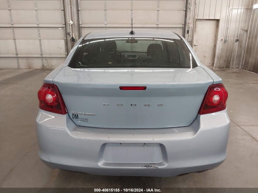 2013 Dodge Avenger Se VIN: 1C3CDZAB6DN547891 Lot: 40615155