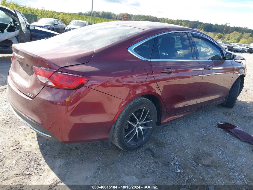 2016 Chrysler 200 Limited VIN: 1C3CCCAB8GN125111 Lot: 40615184