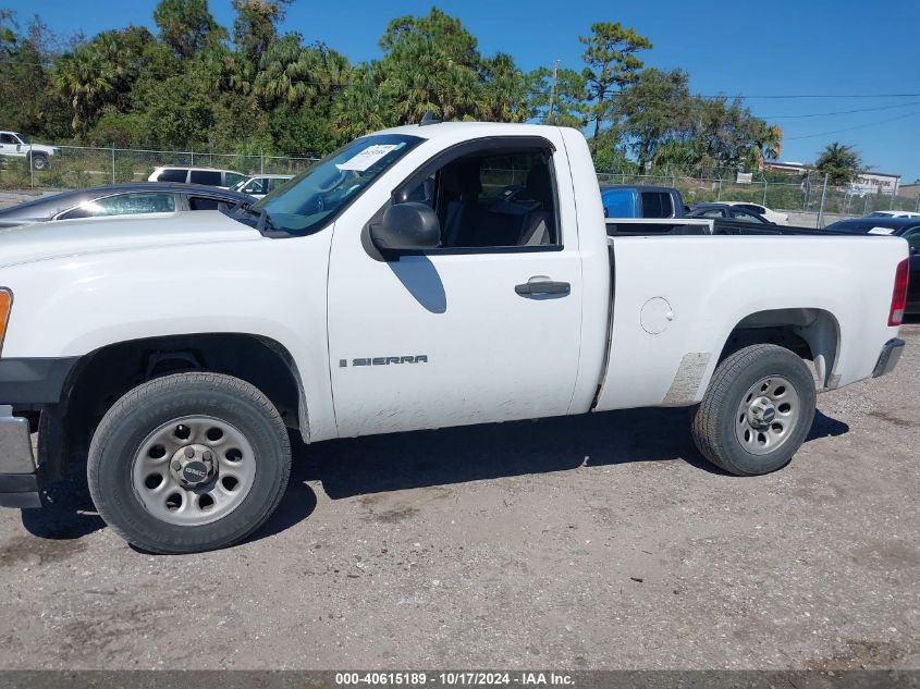 2008 GMC Sierra C1500 VIN: 1GTEC14X98Z192245 Lot: 40615189