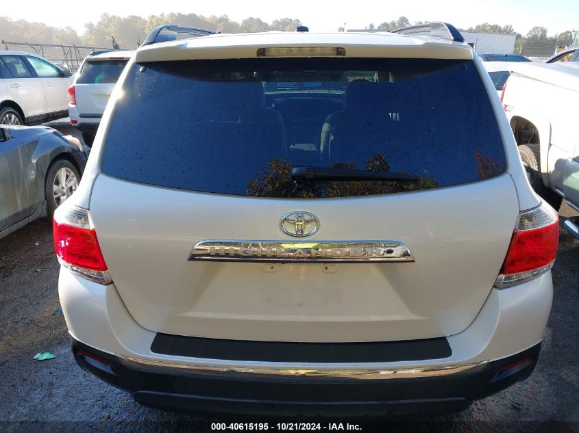 2012 Toyota Highlander Se V6 VIN: 5TDZK3EH6CS051523 Lot: 40615195