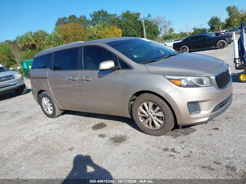 2016 Kia Sedona Lx VIN: KNDMB5C11G6178343 Lot: 40615245