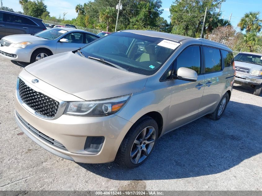 2016 Kia Sedona Lx VIN: KNDMB5C11G6178343 Lot: 40615245