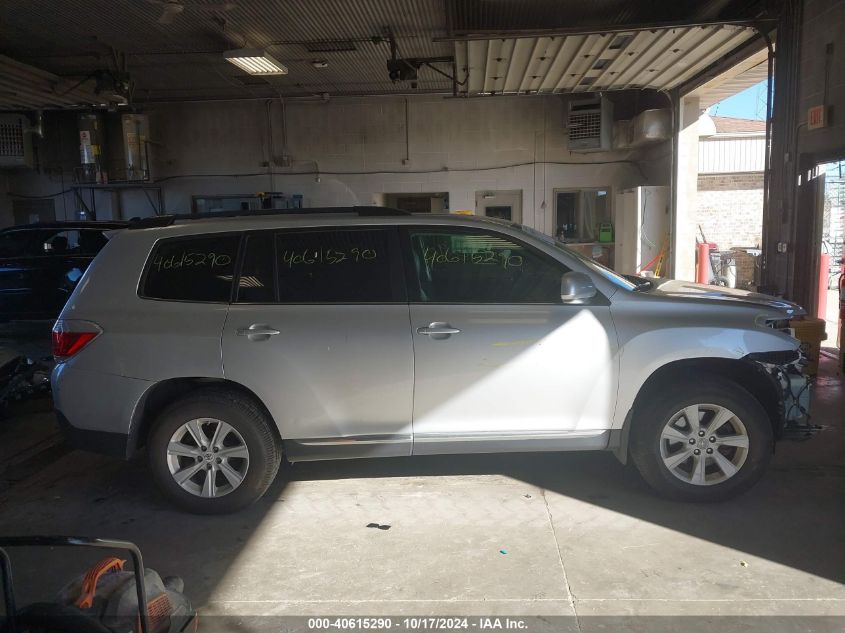 2012 Toyota Highlander Se VIN: 5TDBK3EH4CS127421 Lot: 40615290