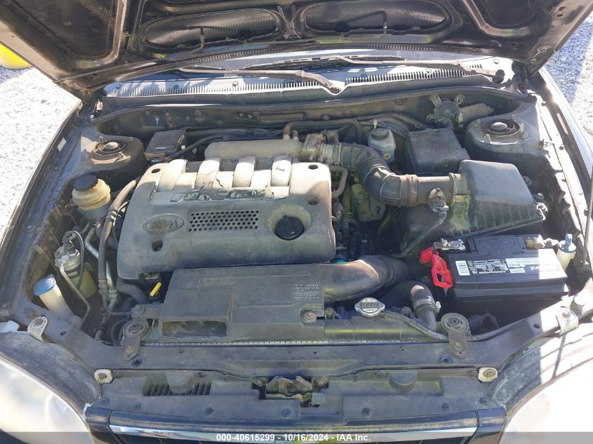 2002 Kia Spectra Ls VIN: KNAFB121325143849 Lot: 40615299