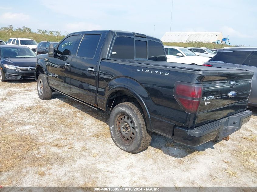 2013 Ford F-150 Limited VIN: 1FTFW1ET6DFA03490 Lot: 40615305