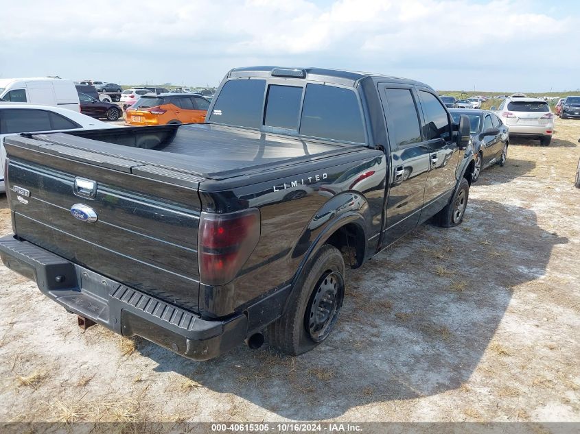 2013 Ford F-150 Limited VIN: 1FTFW1ET6DFA03490 Lot: 40615305