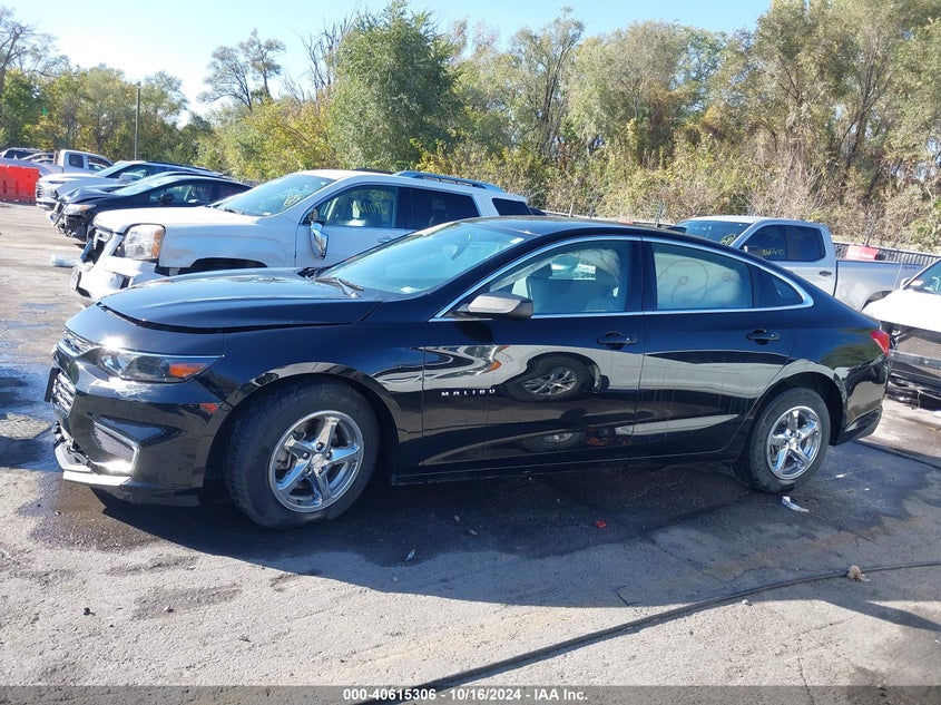 VIN 1G1ZB5ST8JF111179 2018 CHEVROLET MALIBU 1LS