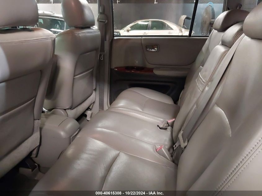 2005 Toyota Highlander Limited V6 VIN: JTEDP21A750082568 Lot: 40615308