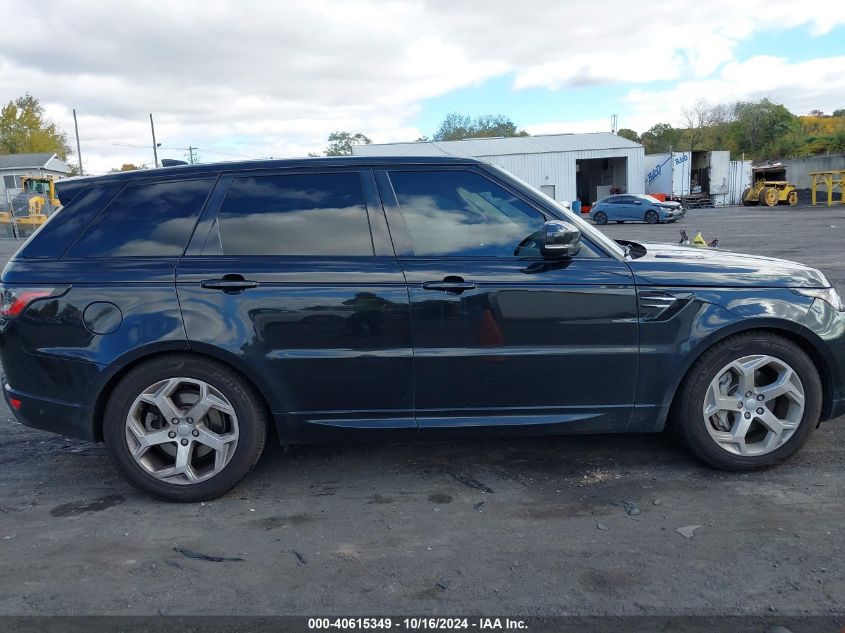 2019 Land Rover Range Rover Sport Hse VIN: SALWR2RV1KA820586 Lot: 40615349