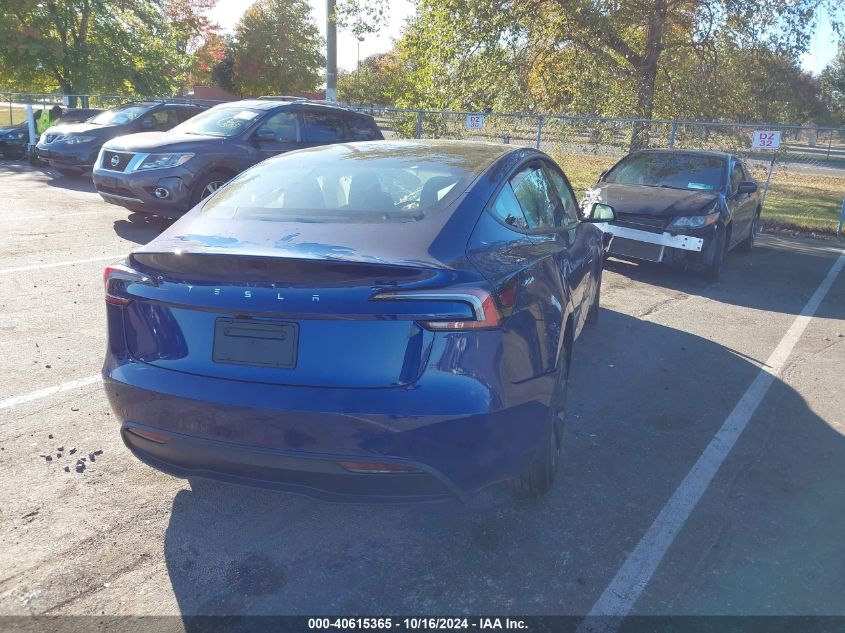 VIN 5YJ3E1EA9RF869006 2024 Tesla Model 3, Rear-Whee... no.4