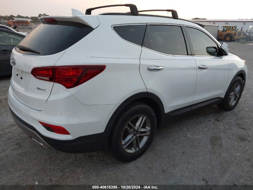 VIN 5NMZU3LB4JH065574 2018 Hyundai Santa Fe, Sport... no.4