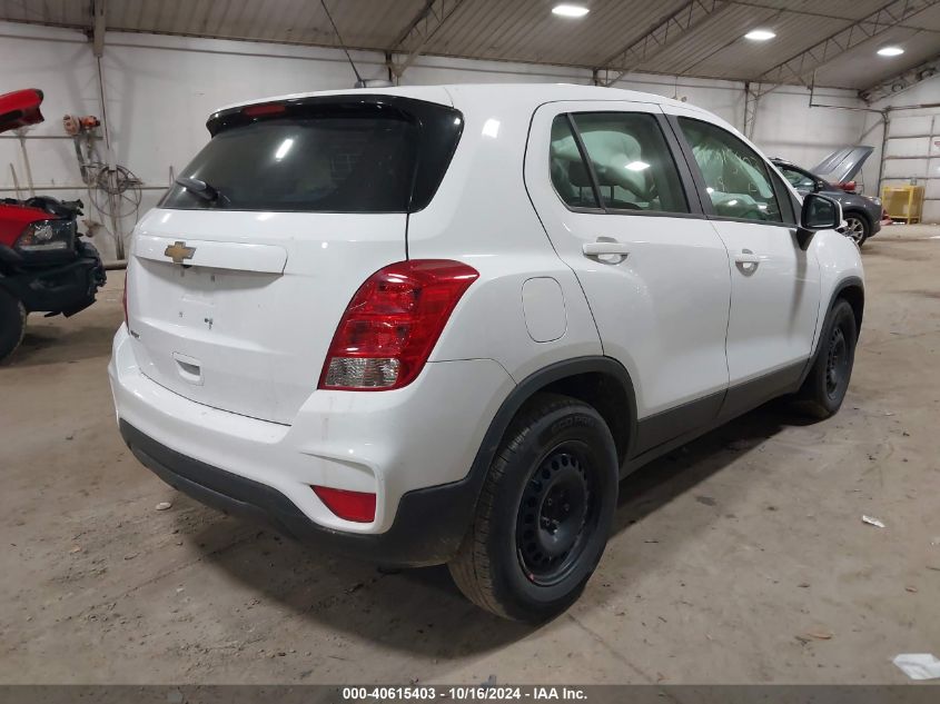 VIN KL7CJKSB2JB702814 2018 Chevrolet Trax, LS no.4