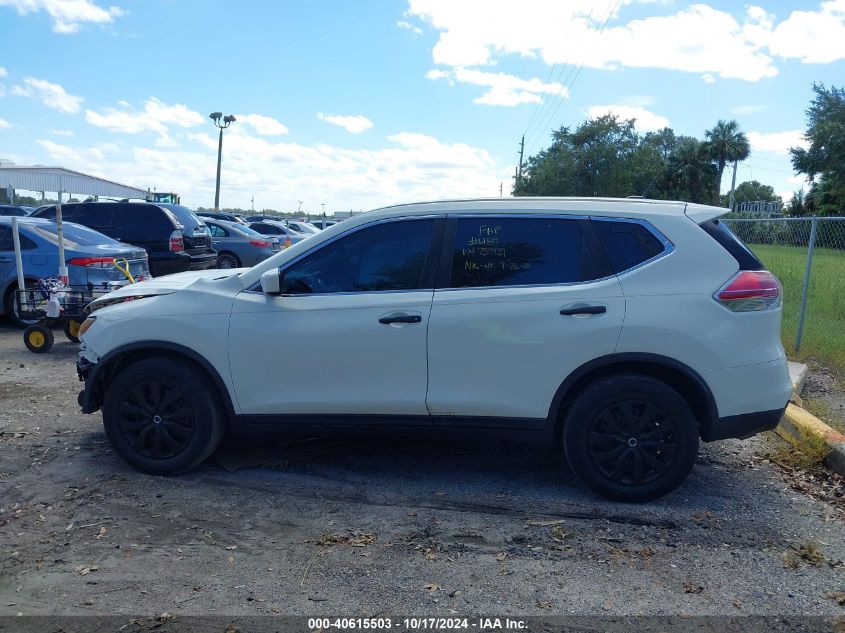 2016 Nissan Rogue S/Sl/Sv VIN: 5N1AT2MT9GC759939 Lot: 40615503