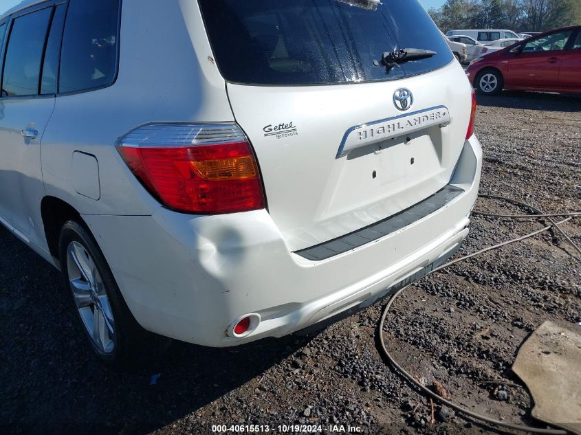 2010 Toyota Highlander Limited V6 VIN: JTEYK3EH0A2096663 Lot: 40615513