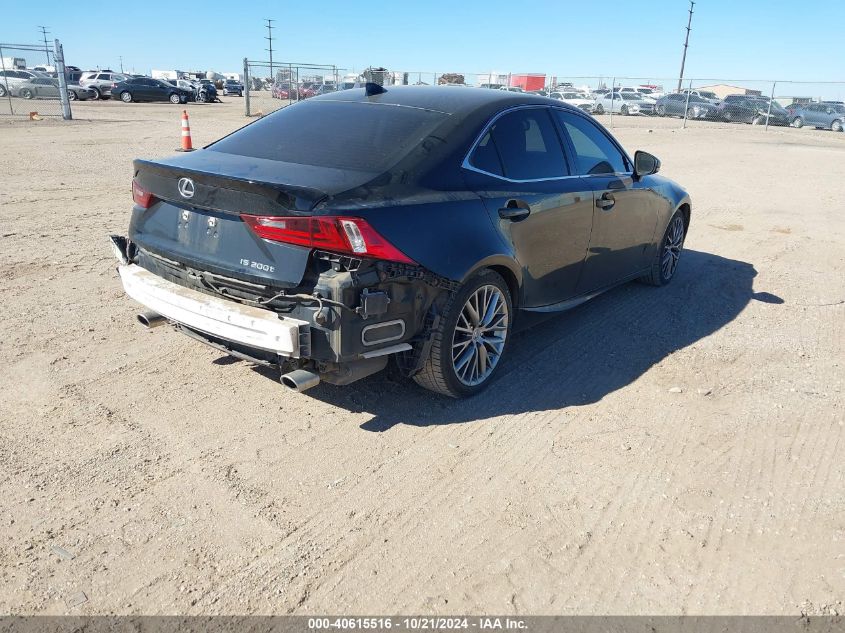 VIN JTHBA1D25G5002684 2016 Lexus IS, 200T no.4