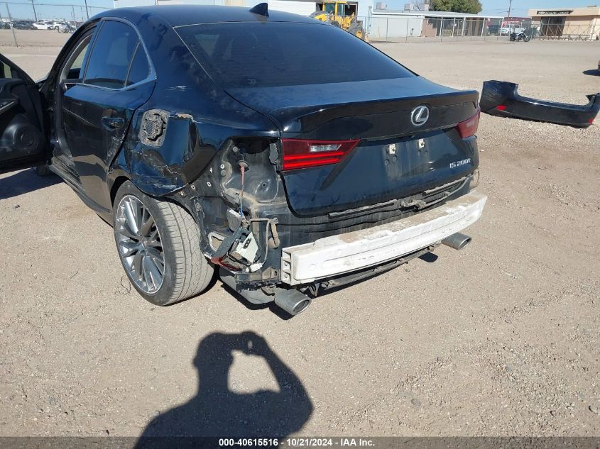 2016 Lexus Is 200T VIN: JTHBA1D25G5002684 Lot: 40615516