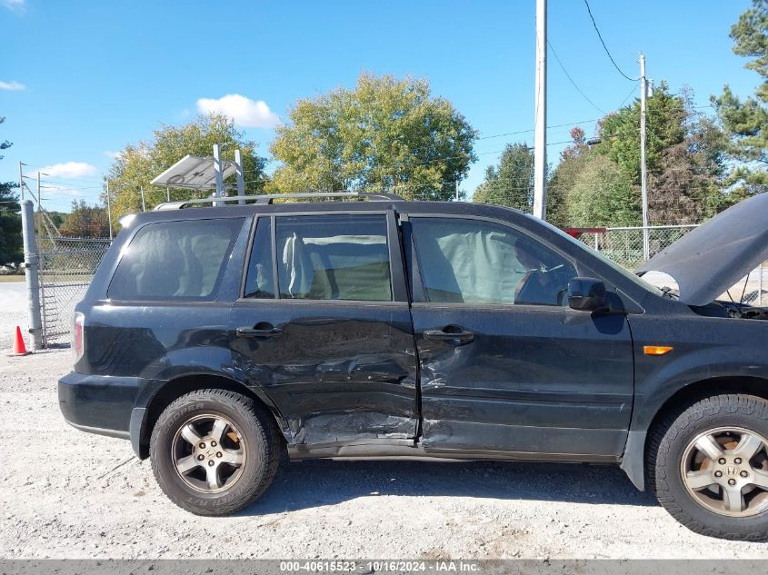 2007 Honda Pilot Ex-L VIN: 5FNYF28537B027024 Lot: 40615523