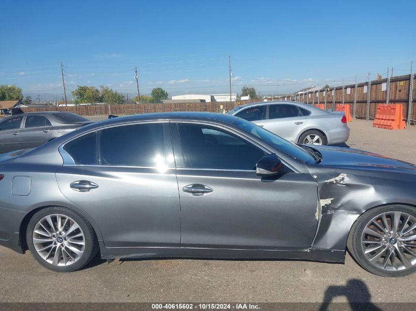 2018 Infiniti Q50 3.0T Luxe VIN: JN1EV7AP2JM350626 Lot: 40615602