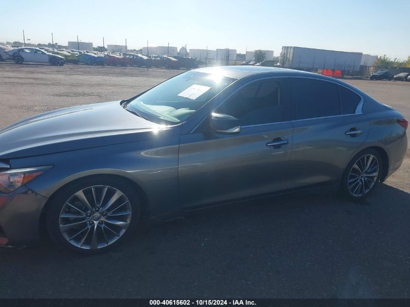 2018 Infiniti Q50 3.0T Luxe VIN: JN1EV7AP2JM350626 Lot: 40615602