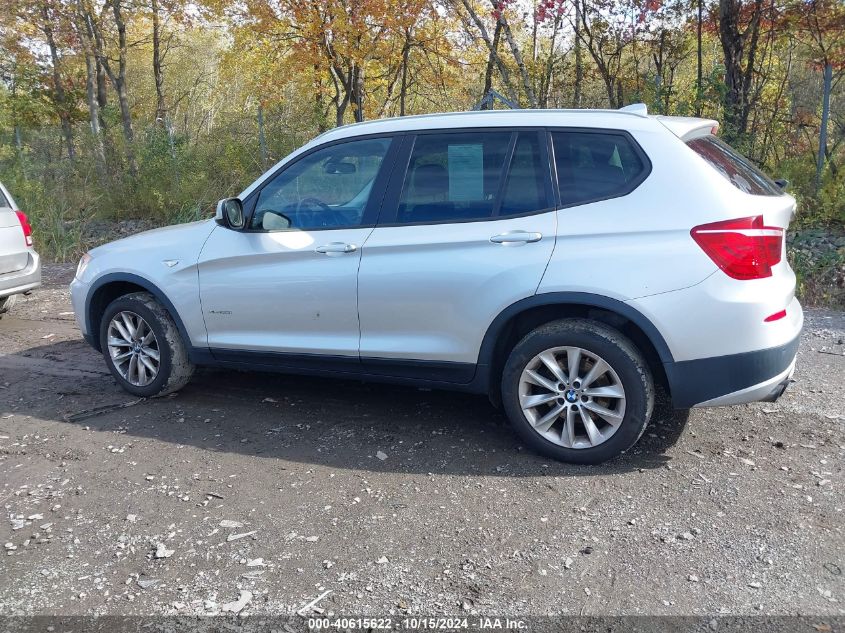 2013 BMW X3 xDrive28I VIN: 5UXWX9C59D0D02380 Lot: 40615622