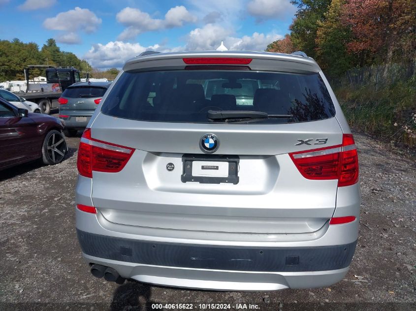 2013 BMW X3 xDrive28I VIN: 5UXWX9C59D0D02380 Lot: 40615622