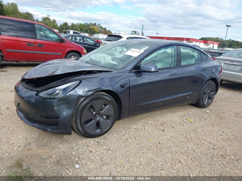 VIN 5YJ3E1EB3NF126733 2022 Tesla Model 3, Long Rang... no.2