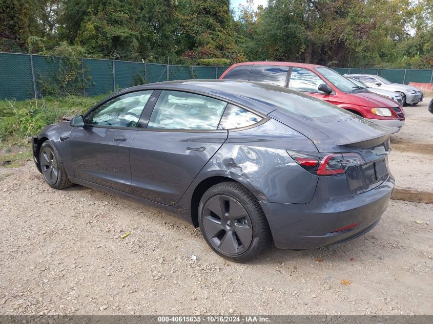 VIN 5YJ3E1EB3NF126733 2022 Tesla Model 3, Long Rang... no.3