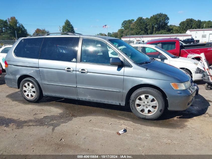 2002 Honda Odyssey Ex VIN: 2HKRL18662H539256 Lot: 40615654