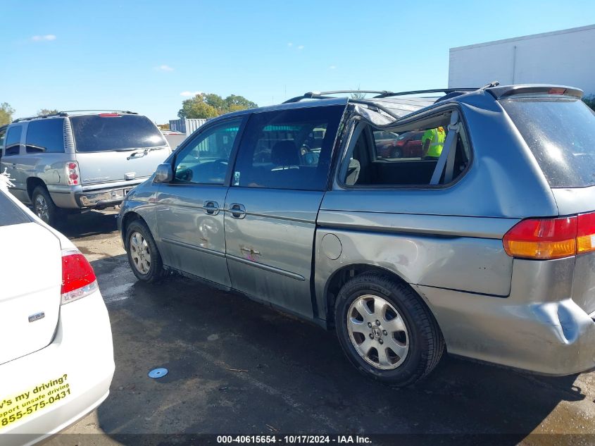 2002 Honda Odyssey Ex VIN: 2HKRL18662H539256 Lot: 40615654