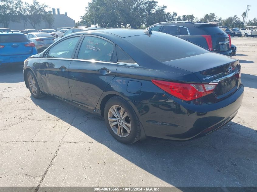 2013 Hyundai Sonata Gls VIN: 5NPEB4ACXDH792392 Lot: 40615665