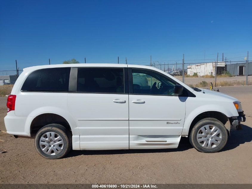 2017 Dodge Grand Caravan Se VIN: 2C7WDGBG4HR762222 Lot: 40615690