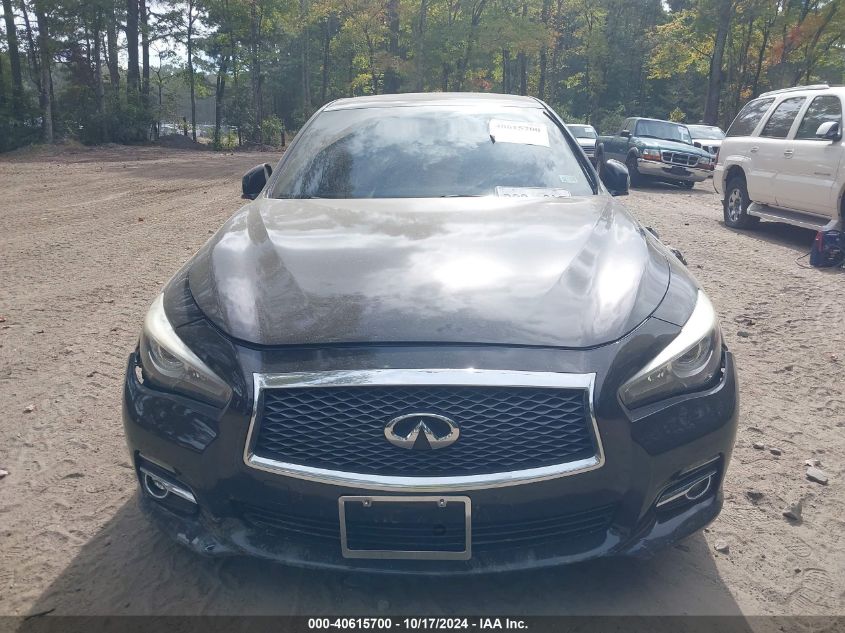 2014 Infiniti Q50 Premium VIN: JN1BV7AR2EM702999 Lot: 40615700